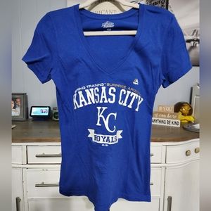 Kansas City Royals Women's V-Neck Tee